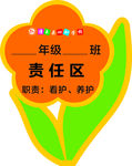 花形花草牌提示牌