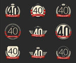 40周年庆典徽章