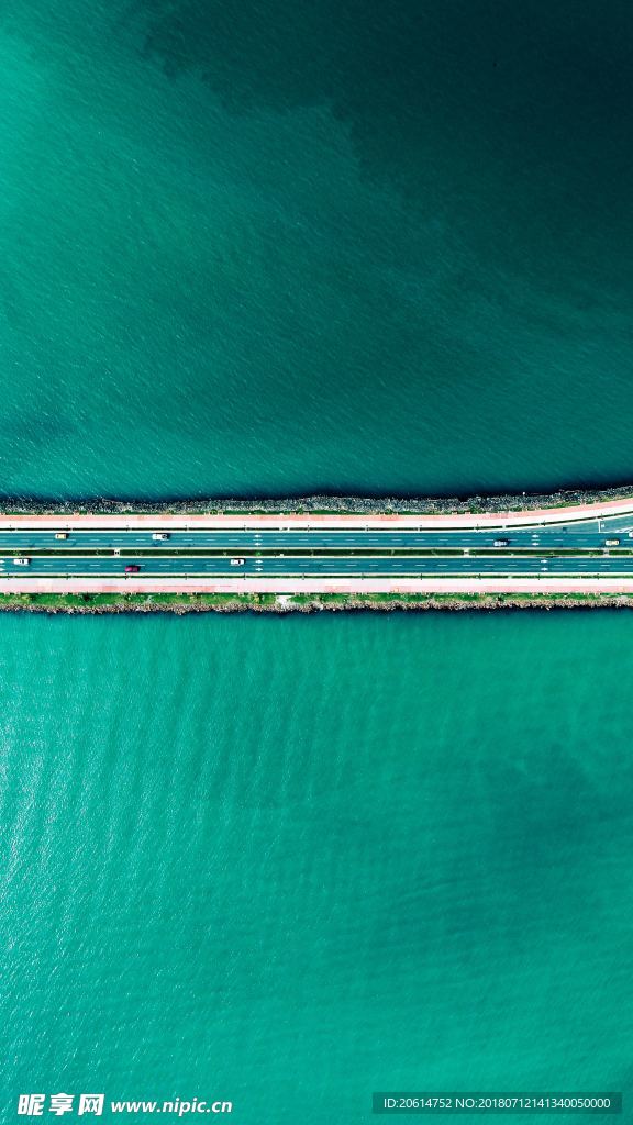 俯瞰大海风景