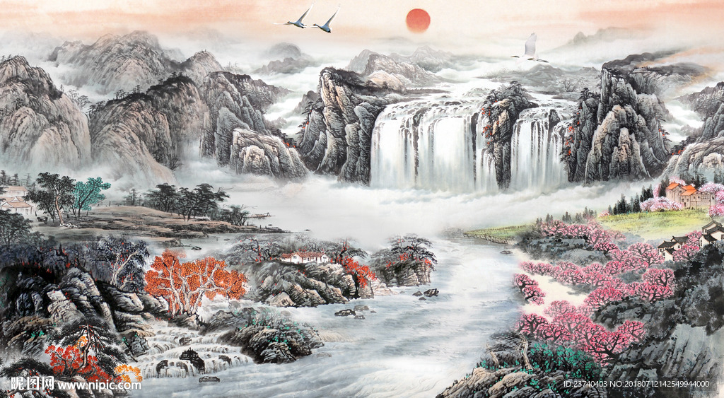 山水国画