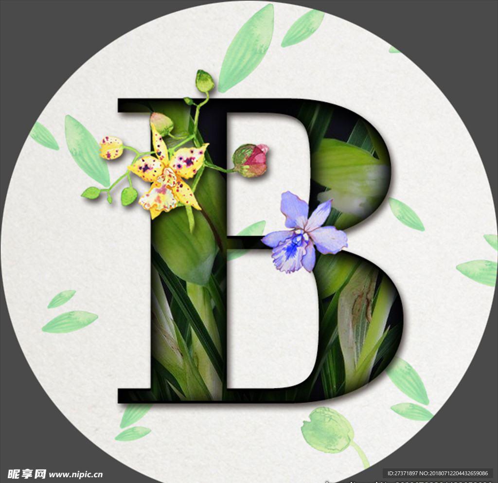 鲜花字母