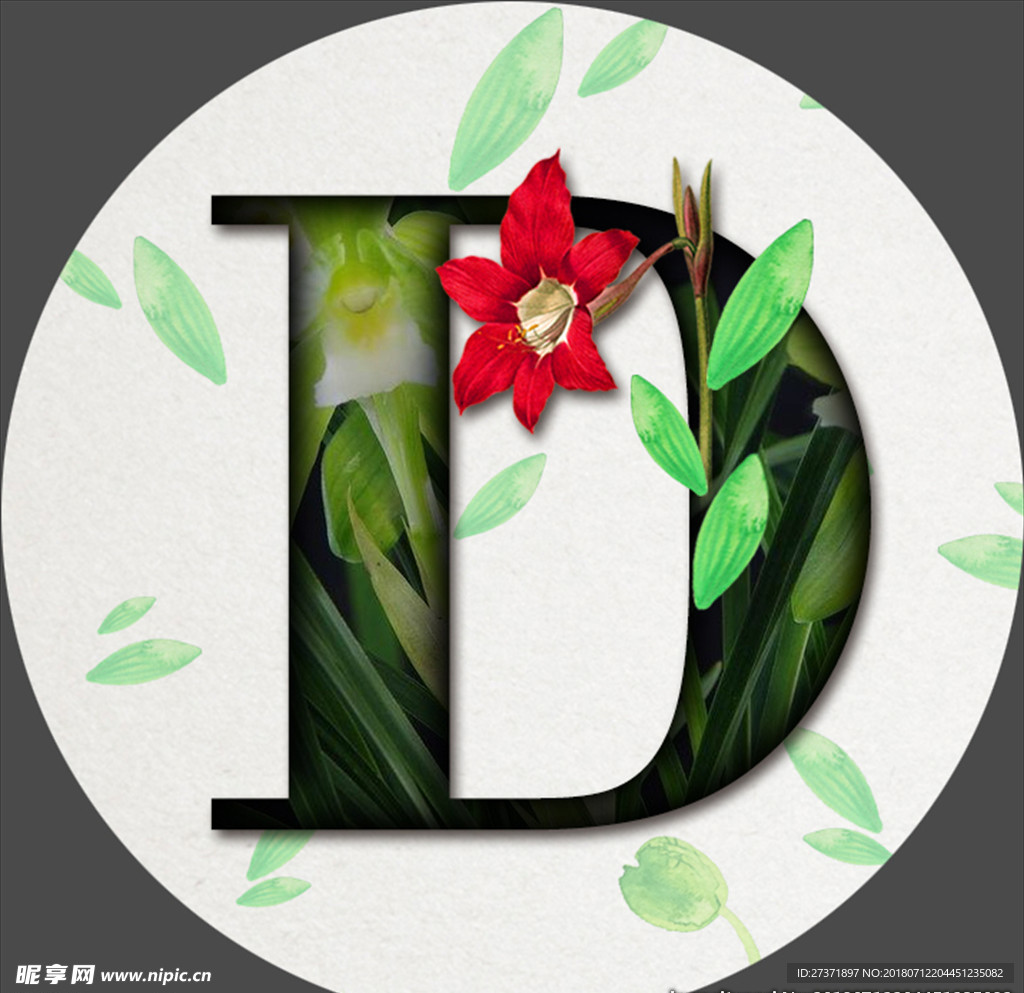 鲜花字母