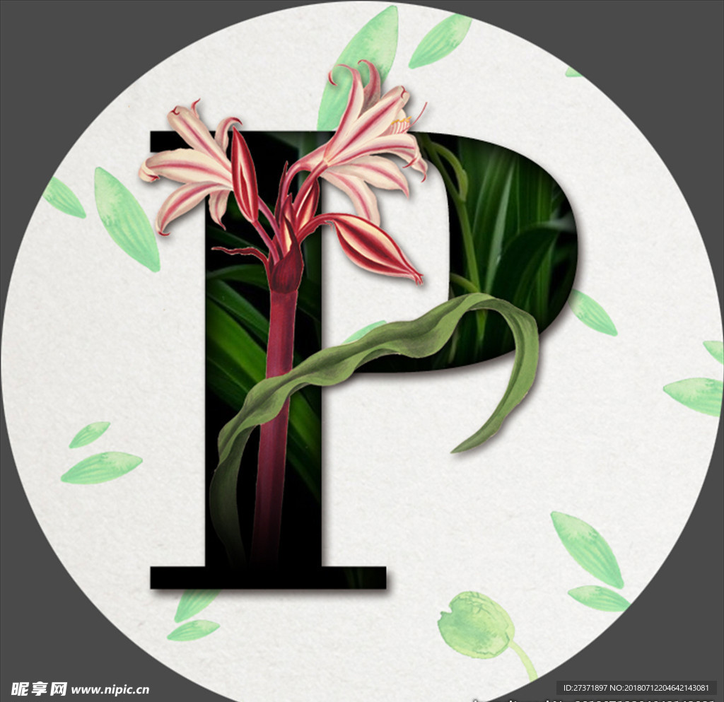 鲜花字母