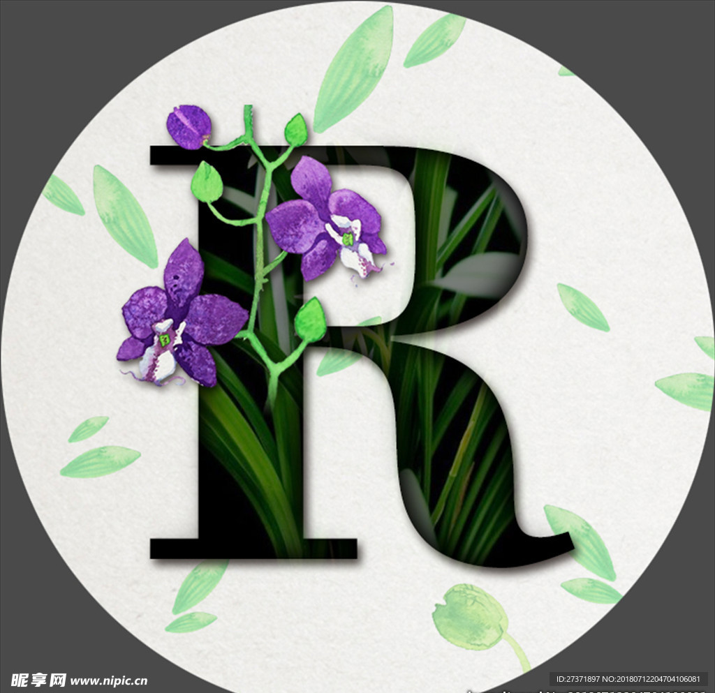 鲜花字母