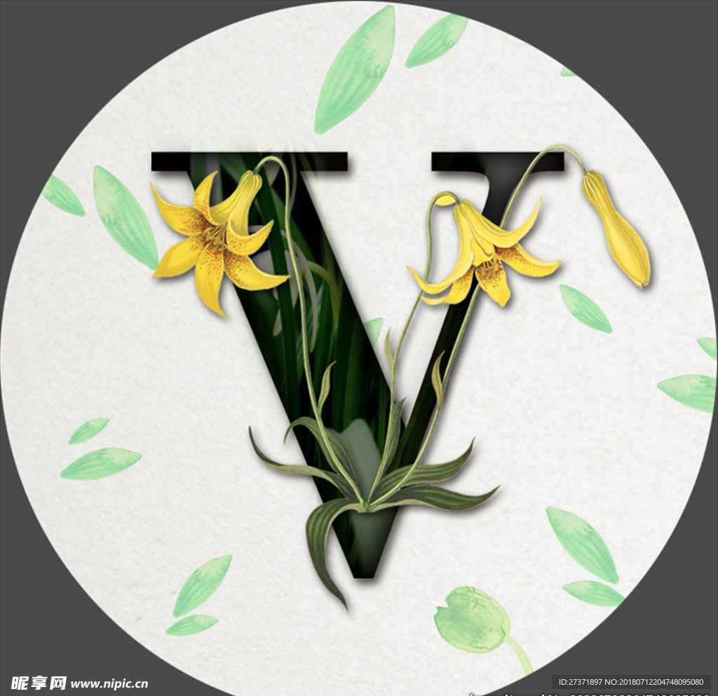 鲜花字母