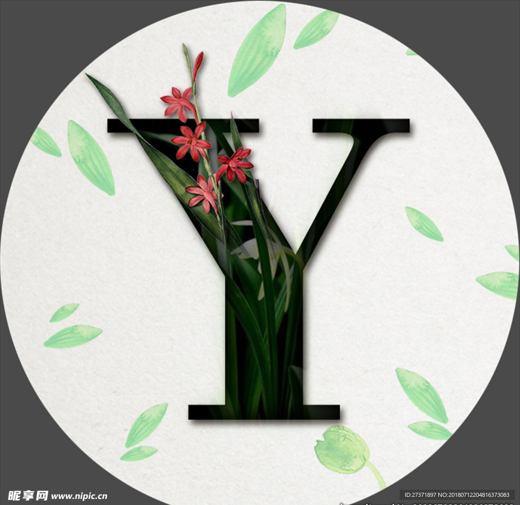 鲜花字母