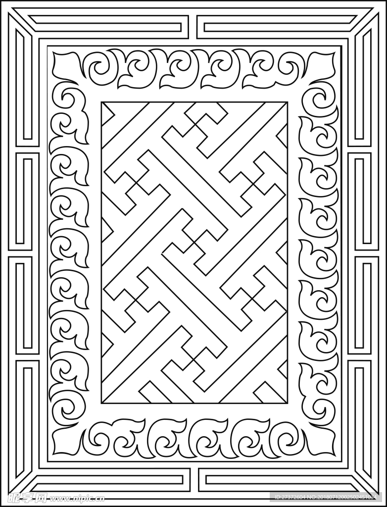 蒙古图案
