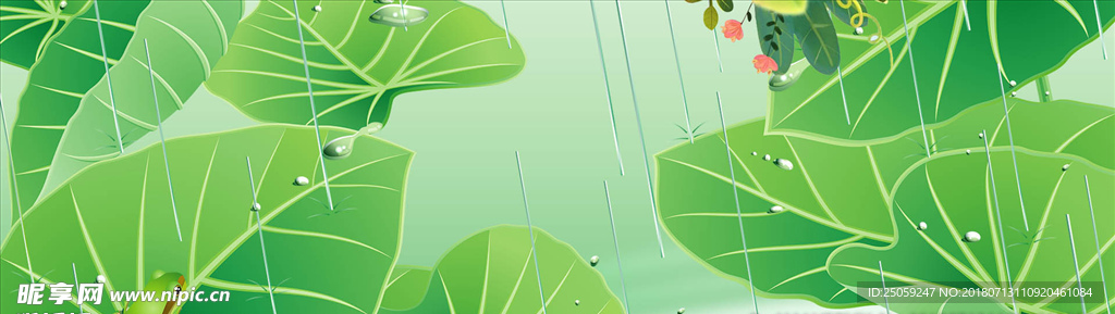 绿色背景