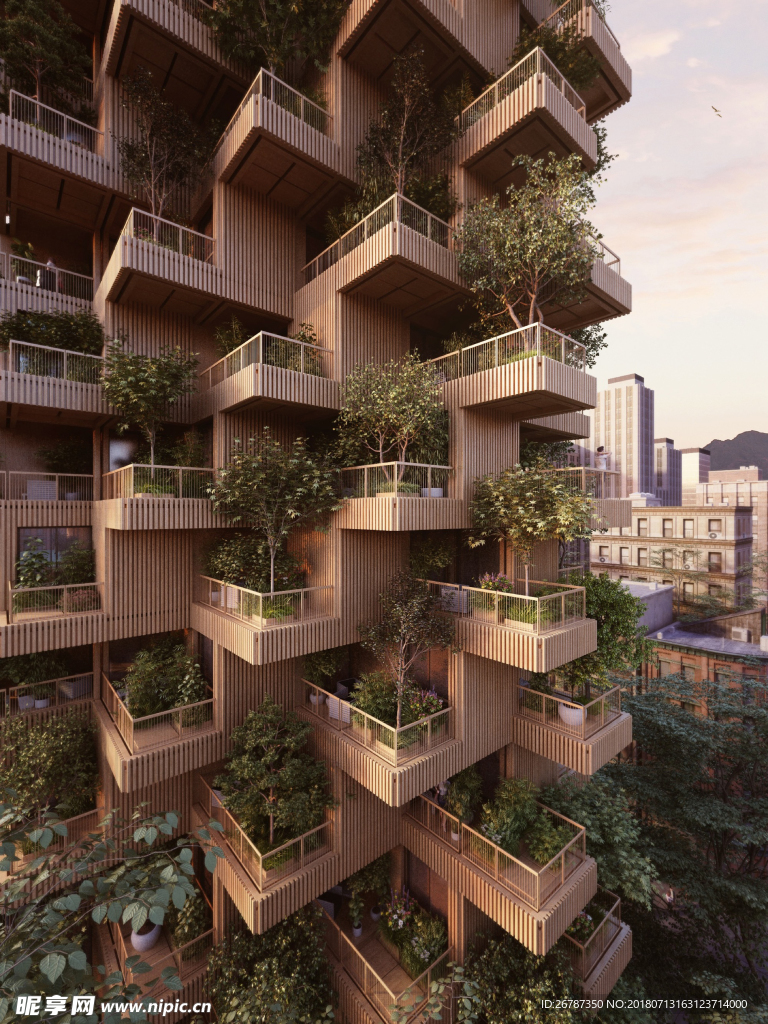 欧美全木质生态建筑