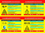 工厂警示标示牌和告知卡