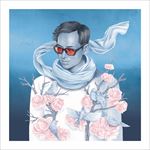 手绘油画人物花鸟
