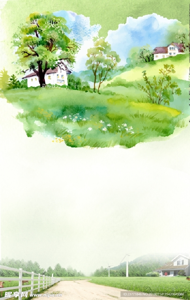 乡村背景