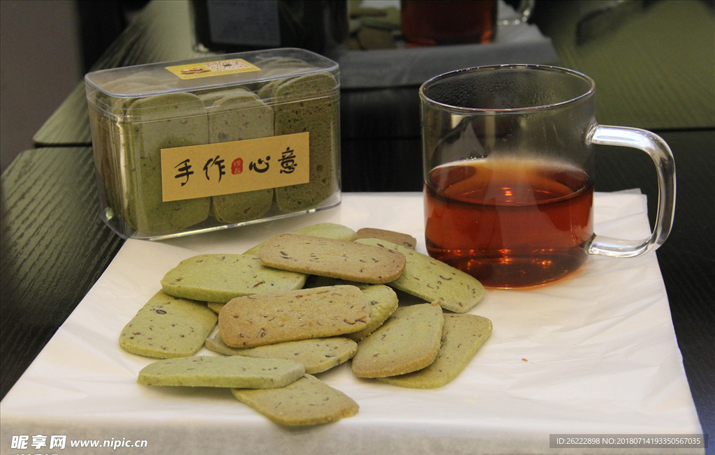 抹茶 蔓越莓 小饼干