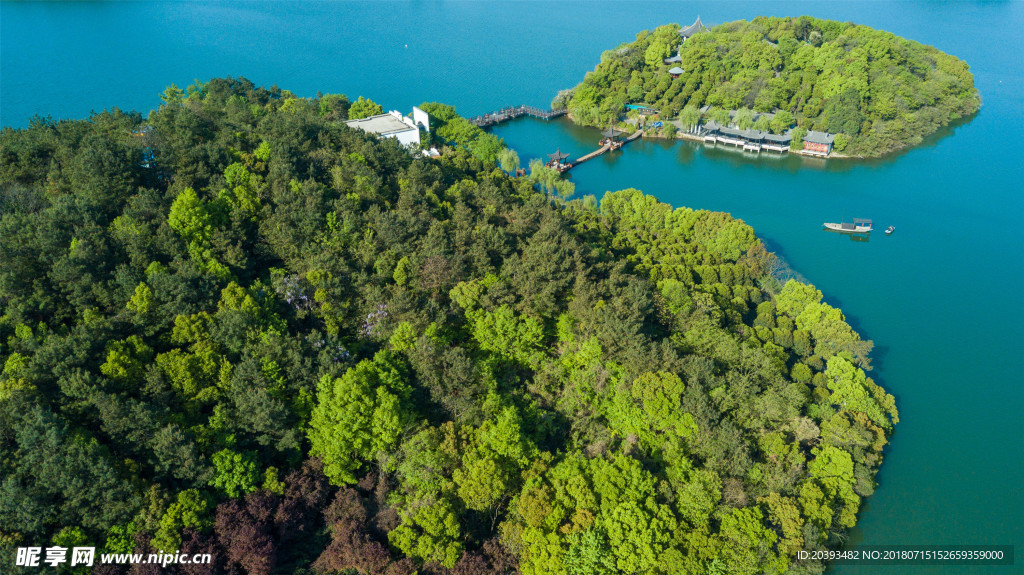 天目湖湖面