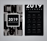 2019日历