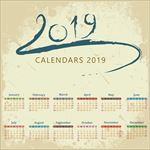 2019日历