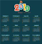 2019日历