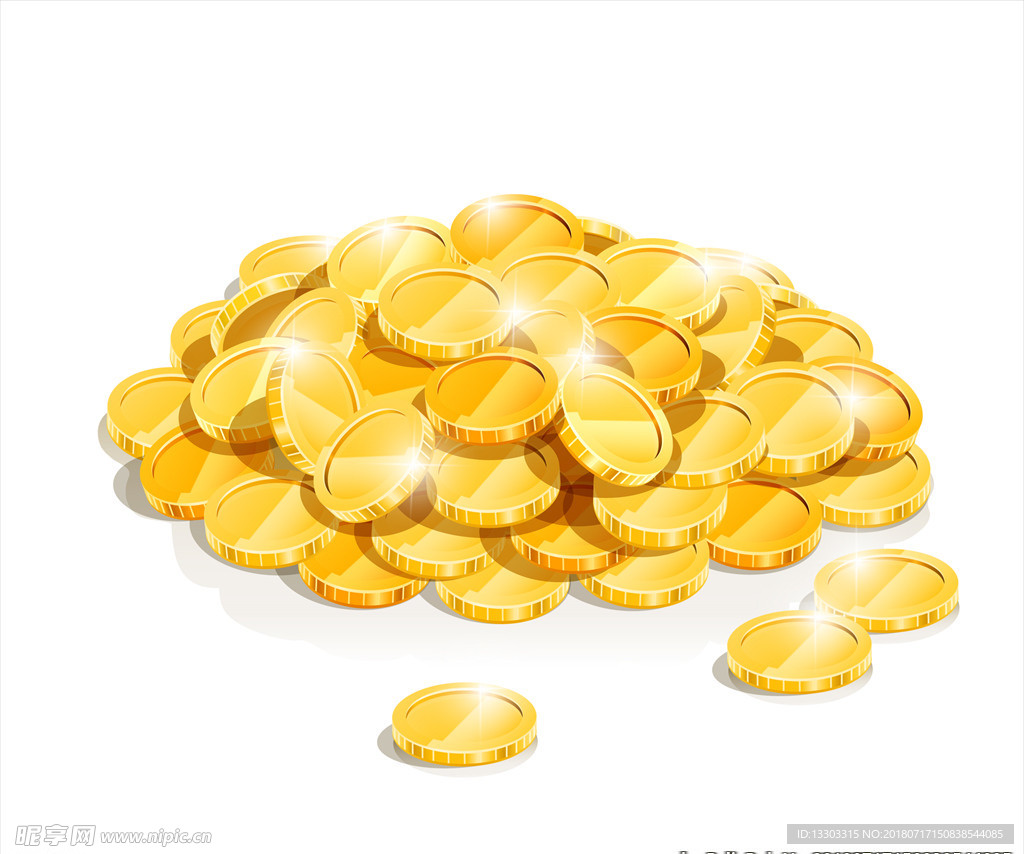 金币矢量素材