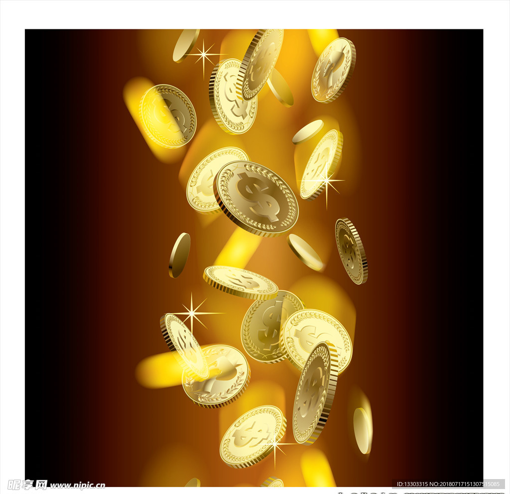 金币矢量素材