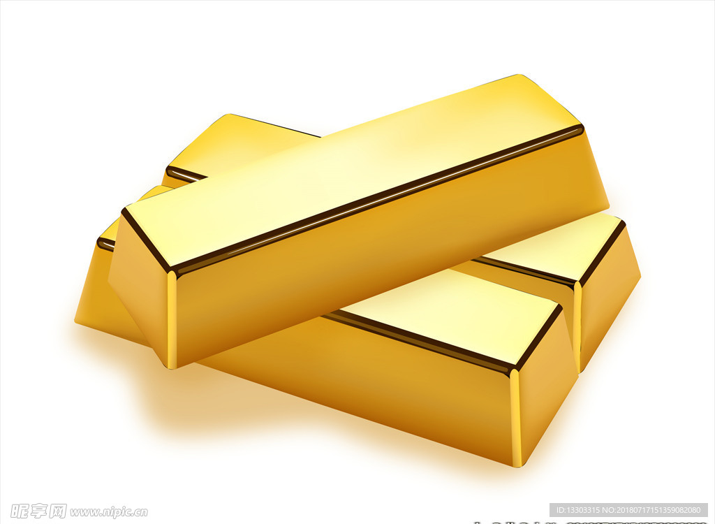 金条矢量素材