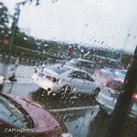 太原城的雨景