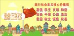 践行社会主义核心价值观展板