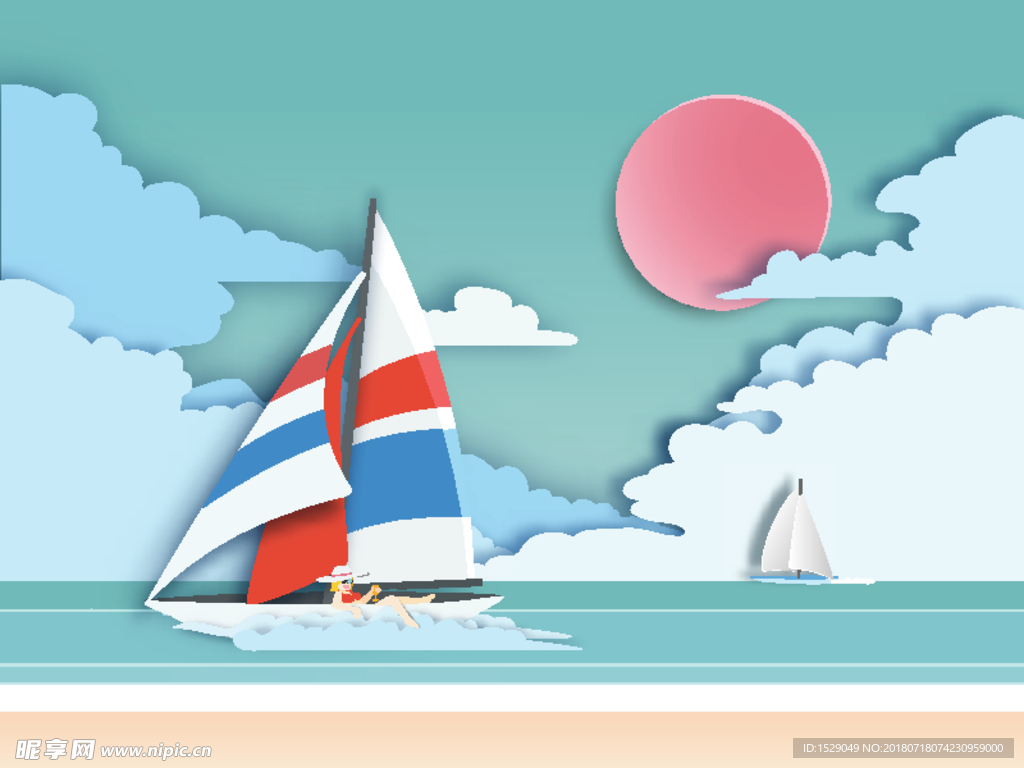 清新夏天海报