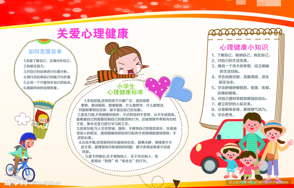 心理健康展板