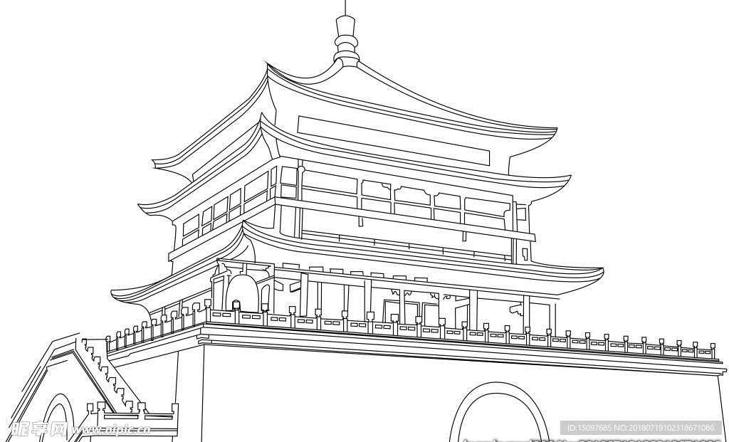 西安钟楼