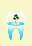 牙科广告 牙齿种植   创意图