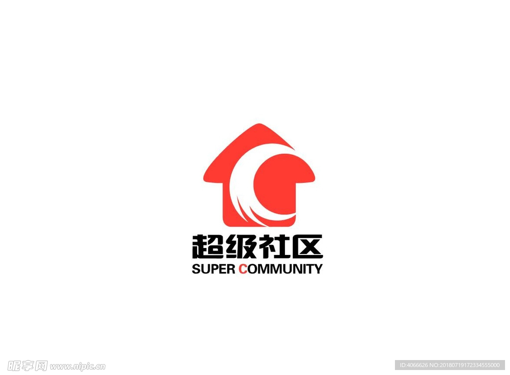 超级社区logo