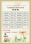 价目表