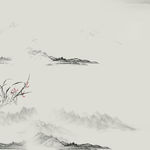 淘宝天猫中国风山水主图背景