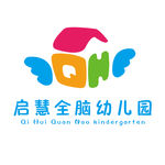 启慧 幼儿园 标志 logo