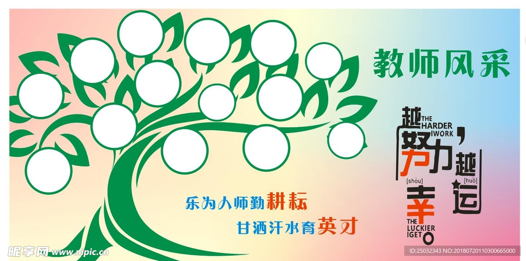 教师风采照片墙 企业照片墙 员