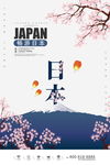 创意极简风格日本旅游户外海报