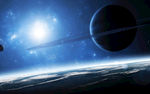 璀璨星空银河系星球运转