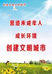 创建国家卫生城市展板
