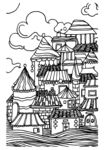 房子手绘素材