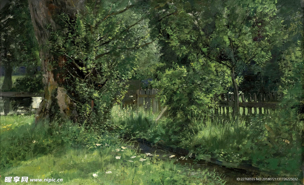 欧式油画