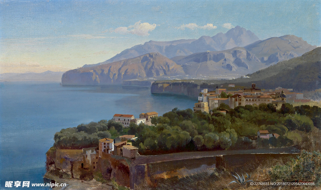 欧式油画