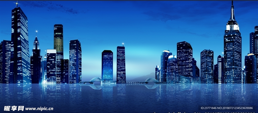 城市夜空