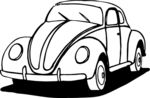 卡通汽车 轿车  车