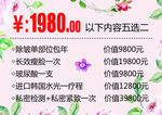 清新背价目表   名片