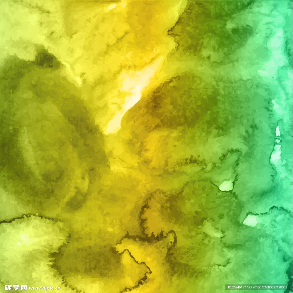 水彩晕染背景矢量素材下载