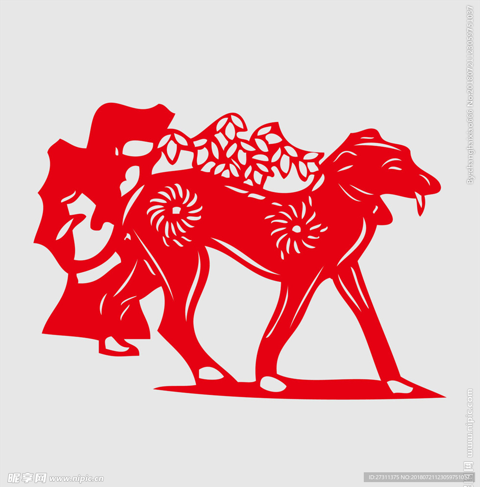 动物剪纸图片