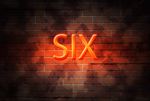 灯管字体six