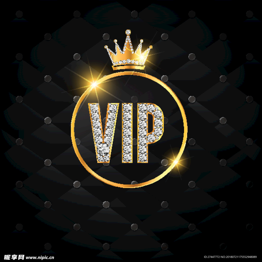VIP字样