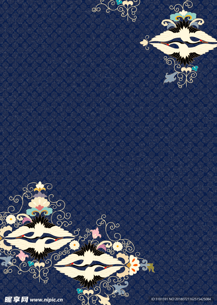 纹理 花纹 背景 底纹 日式花