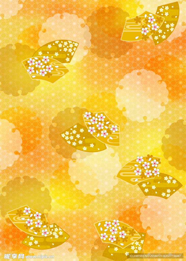 纹理 花纹 背景 底纹 日式花